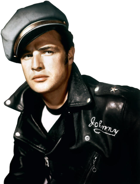 Wild One, Marlon Brando, 1954 (500x630), Png Download