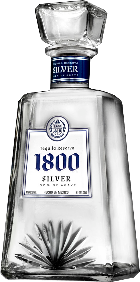 Bacardi Oakheart Rum - 1800 Silver (700x1000), Png Download