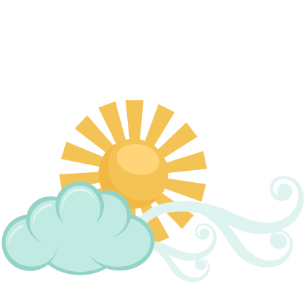 Windy Cloud Svg Scrapbook Cut File Cute Clipart Files - Miss Kate Cuttables Windy (432x432), Png Download