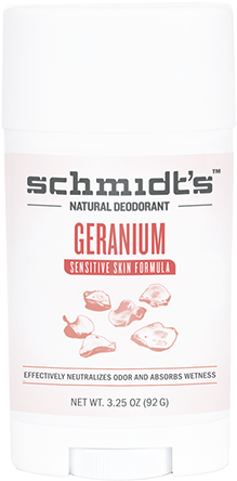 Schmidt's Geranium Flower Natural Deodorant - Sensitive (387x517), Png Download