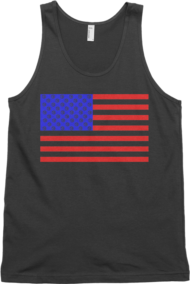 American Flag Logo Men's On Black Tanktop • The Italian - Stone Chamber Prisoner Goblet Order Prince Hallows (1000x1000), Png Download