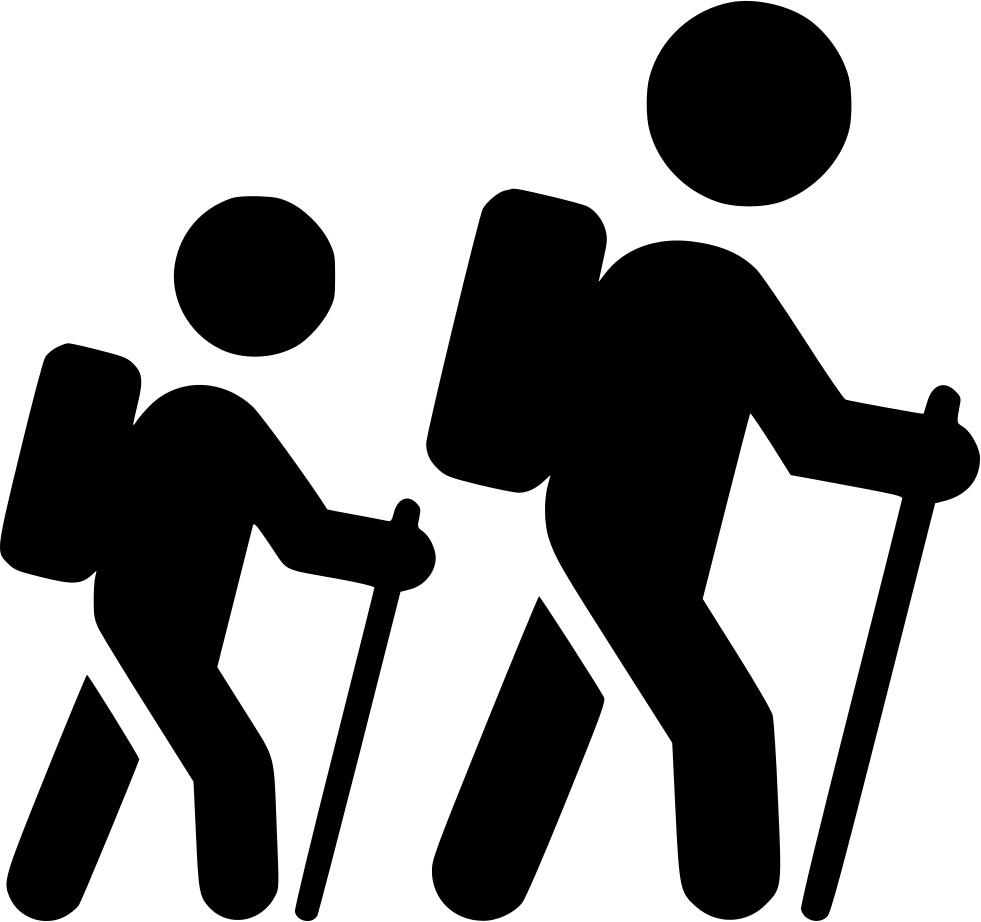 Hikers Free Icon - Hikers Svg (981x922), Png Download