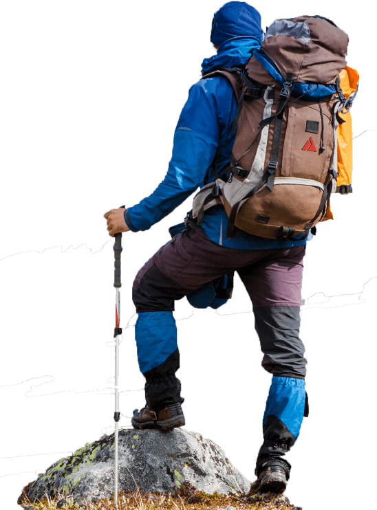 Hiker - Outdoor Recreation (548x742), Png Download
