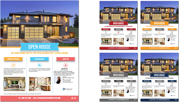 Real Estate House Brochure (600x341), Png Download