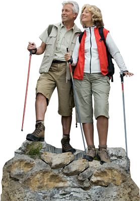 Hikers Png (410x501), Png Download