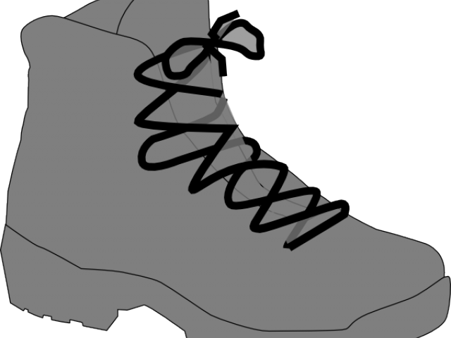 Cliparts Transparent X Carwad Net - Hiking Boots Clipart (640x480), Png Download