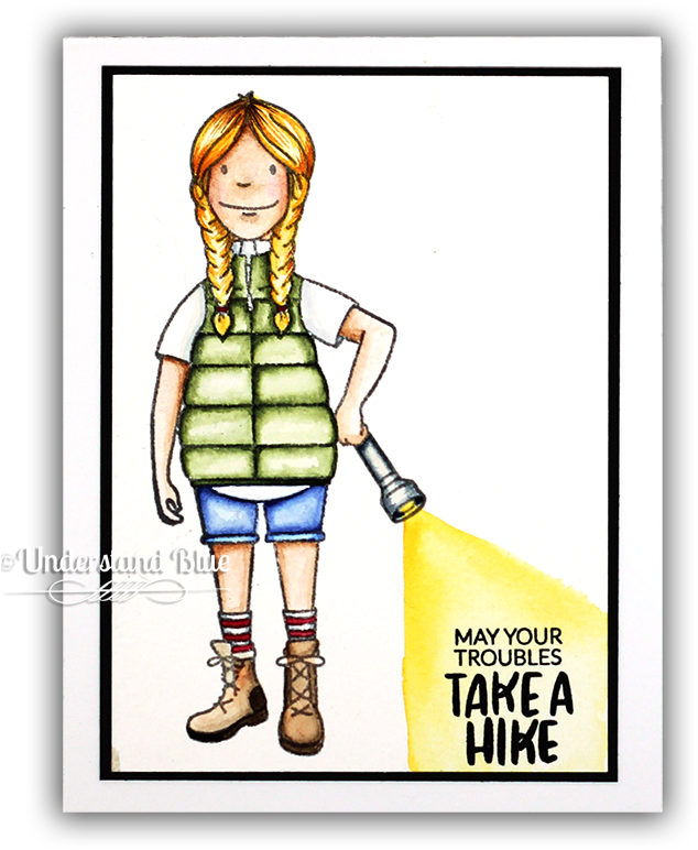 Woodsy Lady Card By Understand Blue - Illustration (650x806), Png Download