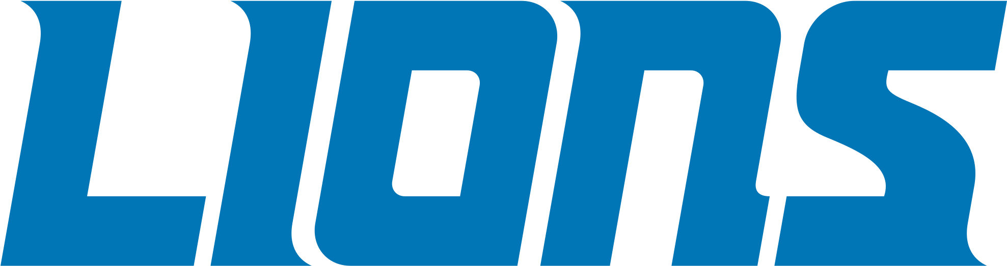 Open - Detroit Lions New Logo 2017 (2000x539), Png Download