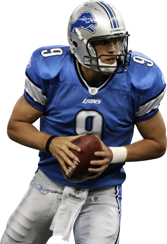 Detroit Lions Player - Matthew Stafford Cut Out (547x799), Png Download