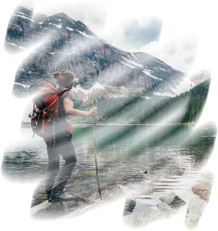 Hiking - Nordic Skiing (1000x1000), Png Download