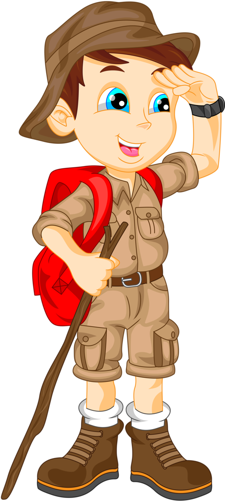 Camping Just Fishing Pinterest Clip Art And - Hiker Clipart (462x1024), Png Download