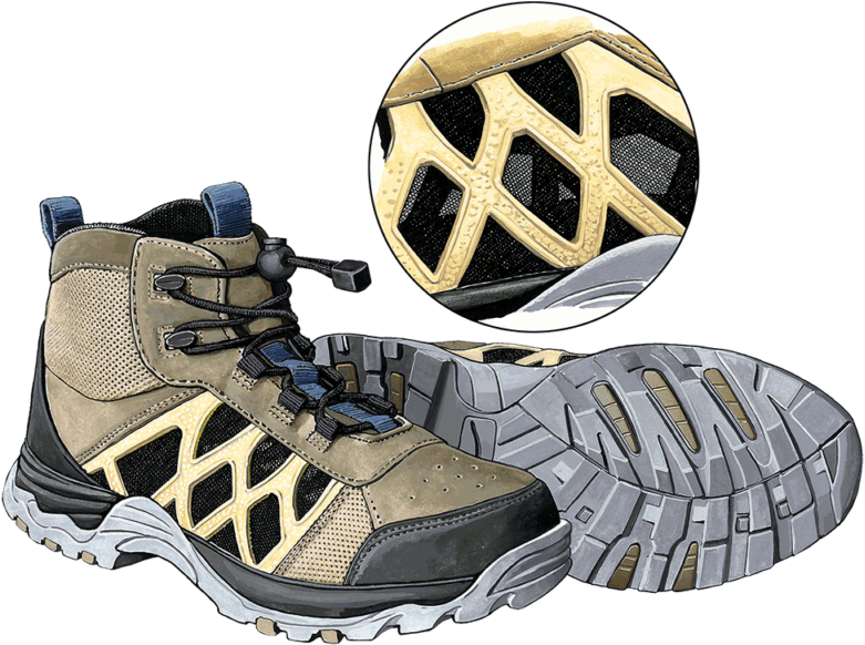 Chota Hybrid Boot - Hiking Shoe (800x597), Png Download