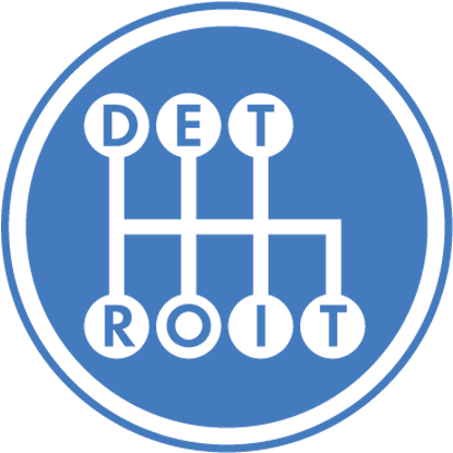 Made In Detroit Lions Blue Shifter 6" X 6" Decal - Made In Detroit (493x600), Png Download