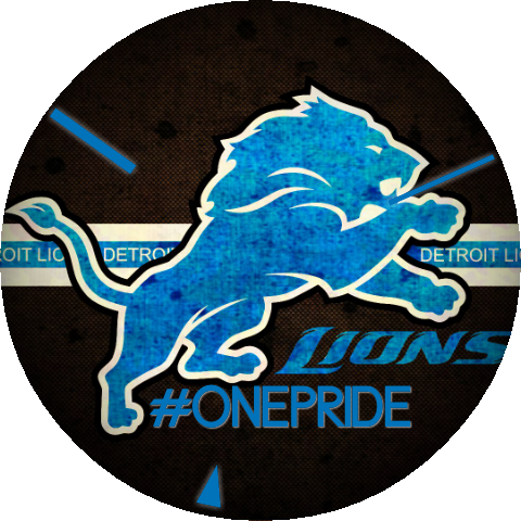 Detroit Lions - Detroit Lions Logo Black (480x480), Png Download
