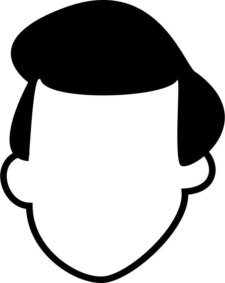 Male Head With Hair Comments - Male Head Logo (778x980), Png Download