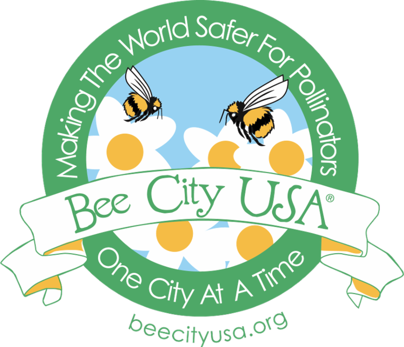 Bee City Usa Asheville News March - Bee City Usa Logo (800x688), Png Download