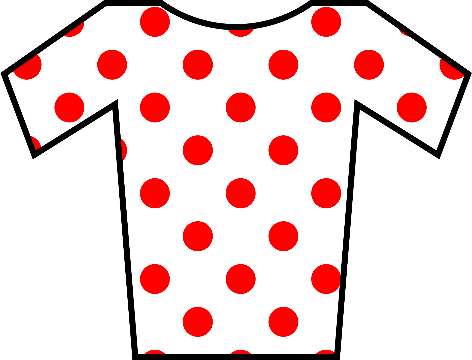 Open - Polka Dot Jersey (2000x1600), Png Download