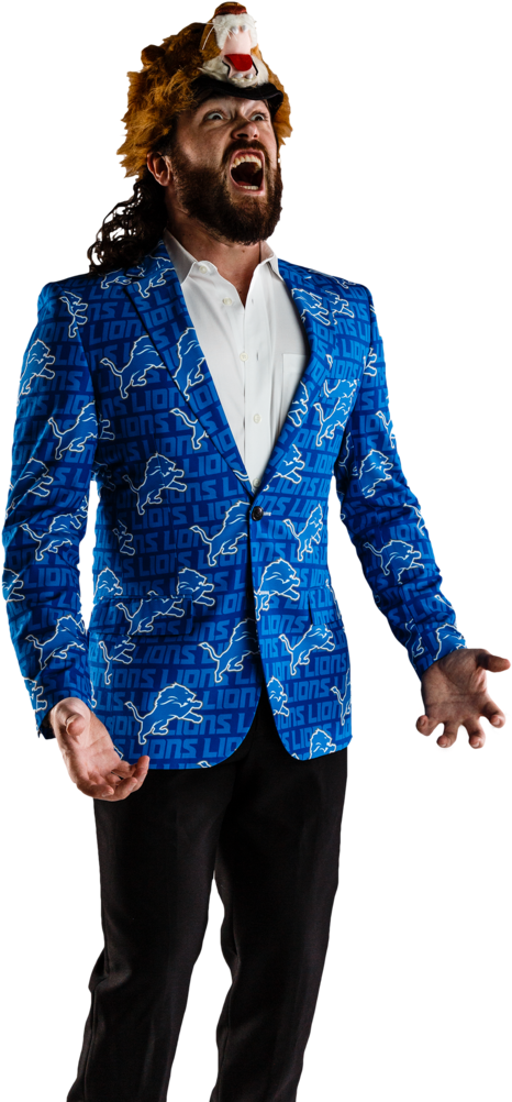 Detroit Lions Nfl Gameday Blazer - Detroit Lions (683x1024), Png Download