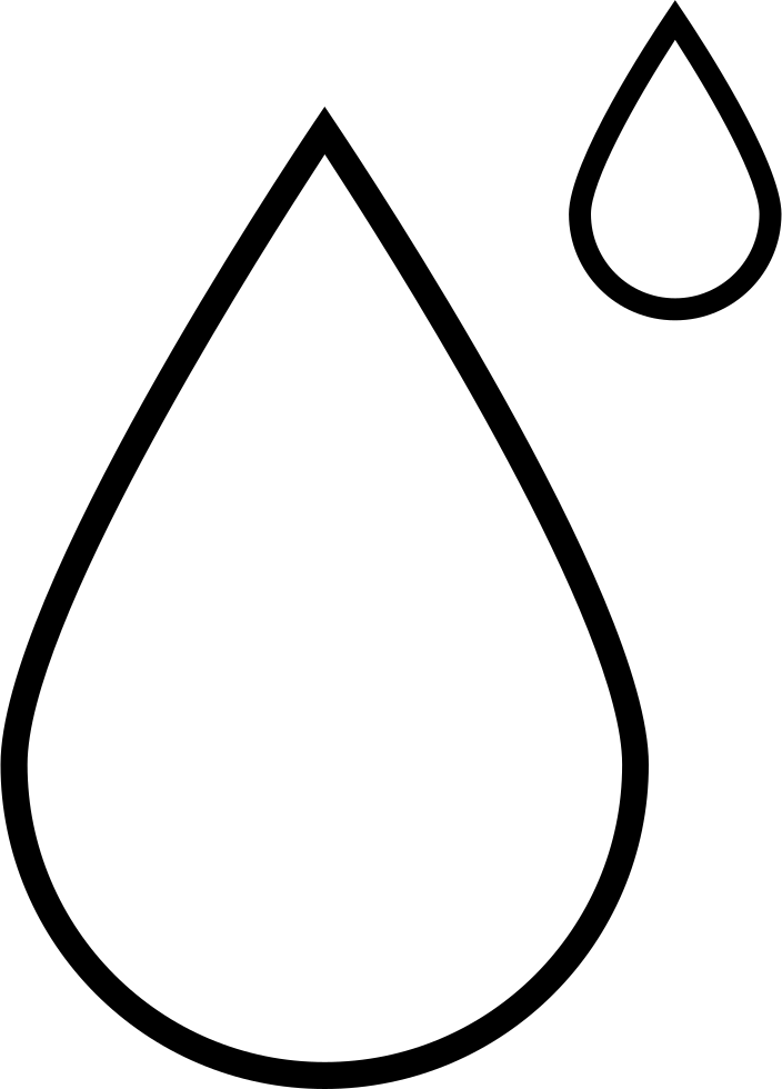 Png File - Gota De Lluvia Para Dibujar (704x980), Png Download
