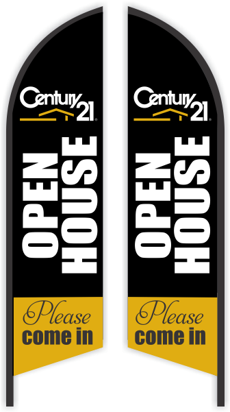 Century 21 Realty Feather Flag - Open House Feather Flags (500x500), Png Download