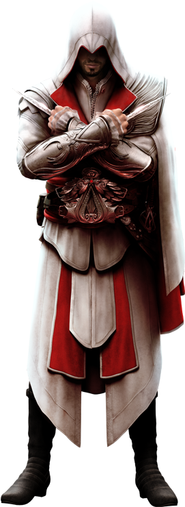 Char Ezio - Ezio Auditore Assassin's Creed Brotherhood (328x773), Png Download