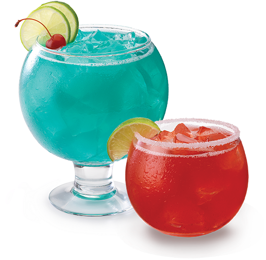 Our Signature Margarita Made With Tequila, Triple Sec, - Fish Bowl Cocktail Png (550x611), Png Download