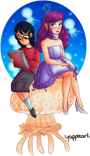 Fanart For My Favorite Anime - Cartoon (500x658), Png Download