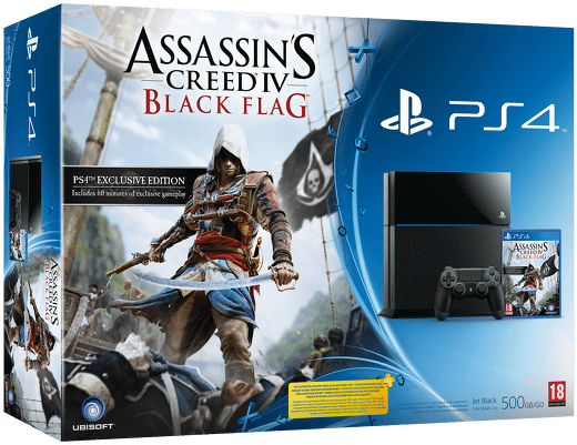 80 - Assassins Creed 4 Ps4 (600x458), Png Download