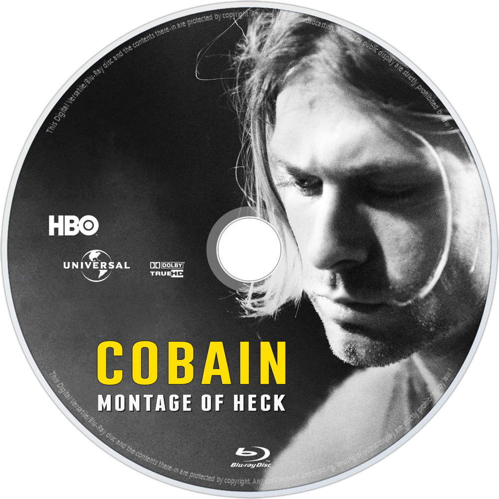 Montage Of Heck Bluray Disc Image - Cobain Montage Of Heck Bluray (1000x1000), Png Download