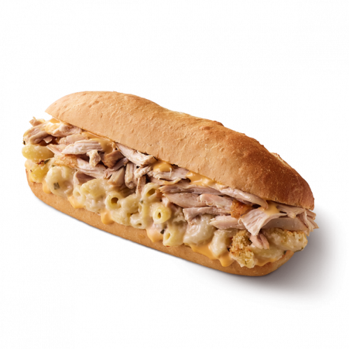 Download Red Rooster Mac And Cheese Roll PNG Image with No Background