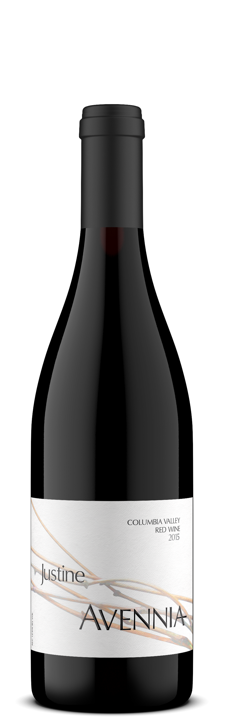 Avennia Bottle Justine - Glass Bottle (900x3000), Png Download