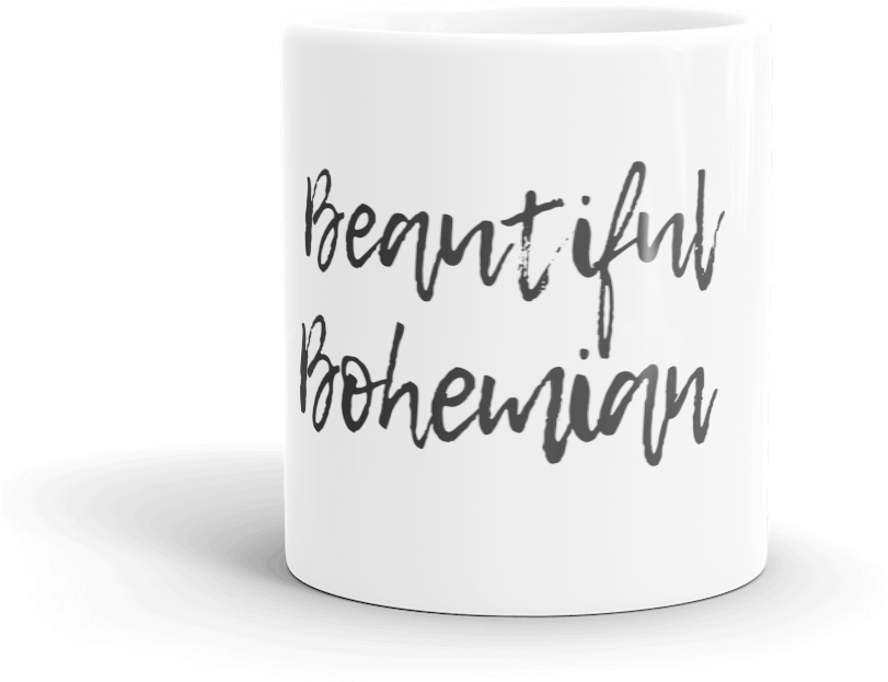 Beautiful Bohemian Mug (1000x1000), Png Download