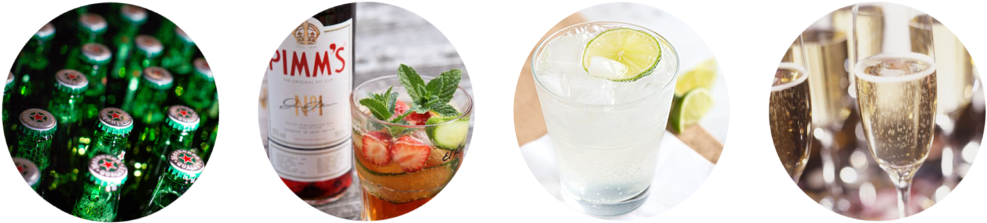 Cuban-drinks - Schuimwijn (1000x233), Png Download