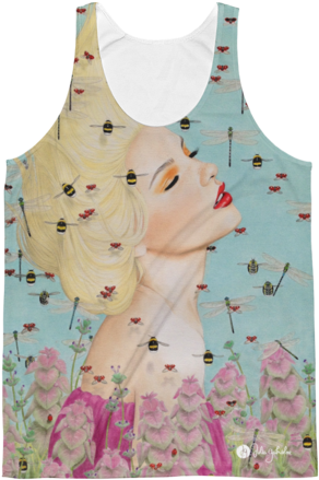 Wild Flower All Over Print 2 Unisex Tank - Flower (480x480), Png Download