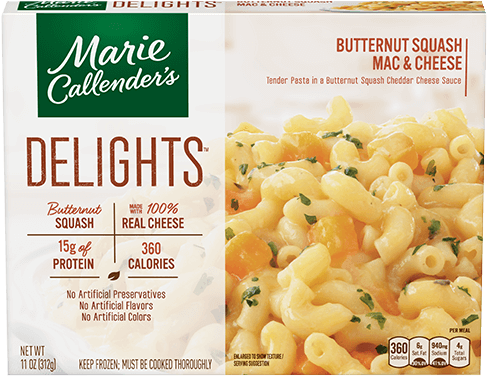 Butternut Squash Mac & Cheese - Marie Callender's Delights Butternut Squash (500x500), Png Download