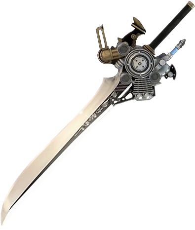 Noctis Lucis Caelum Sword From Final Fantasy Xv By - Espada Final Fantasy Xv (477x497), Png Download