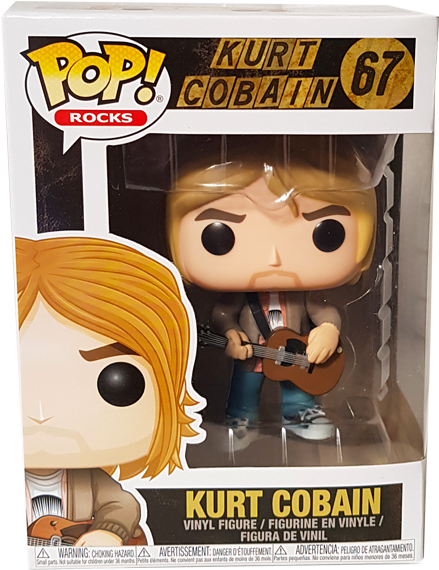 Kurt Cobain Mtv Unplugged Us Exclusive Pop Vinyl Figure - Funko Pop Movies The Crow 25th Anniversary Glow In (600x600), Png Download