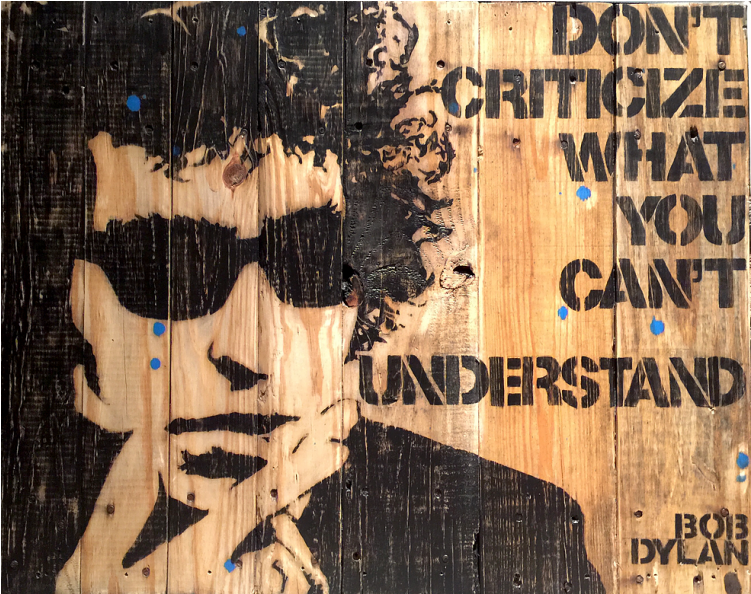 Gma Lv Carter Agassi Bob Dylan Dont Criticize - Poster (750x750), Png Download