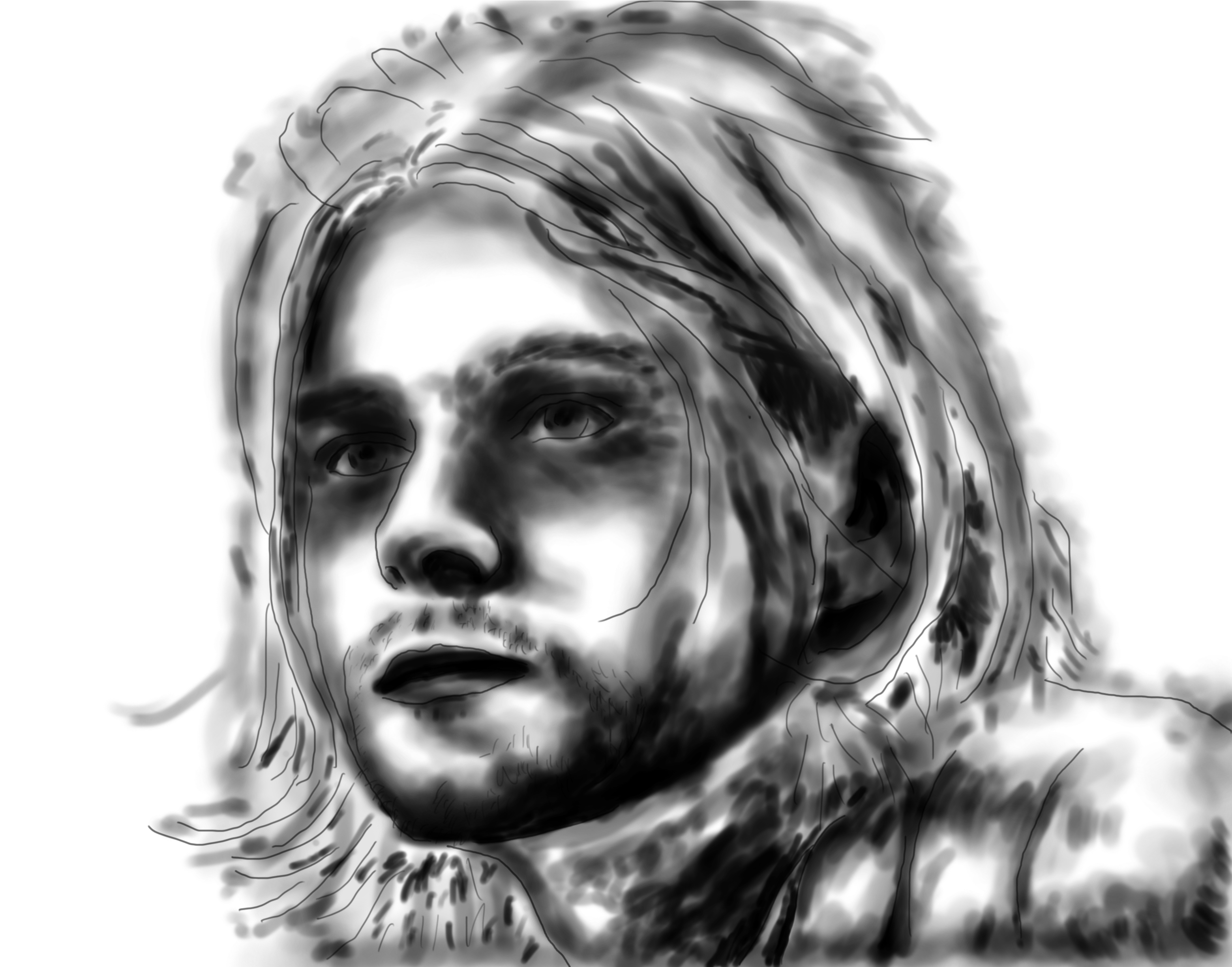 Kurt Cobain - Nirvana (3264x2448), Png Download