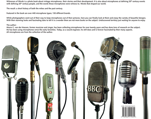 Wow Back Cover - Microphones Over The Years (532x426), Png Download