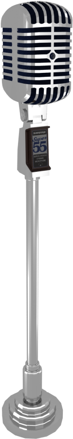 Vintage Microphone Png - Vintage Microphone Stand Png (920x920), Png Download