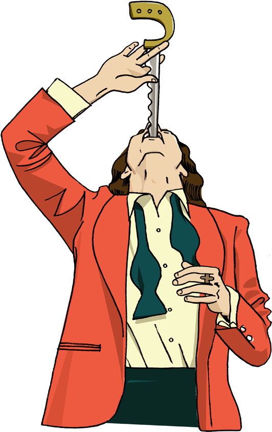 The World's Most Famous Sword Swallower On Becoming - Sword Swallowing (1403x850), Png Download