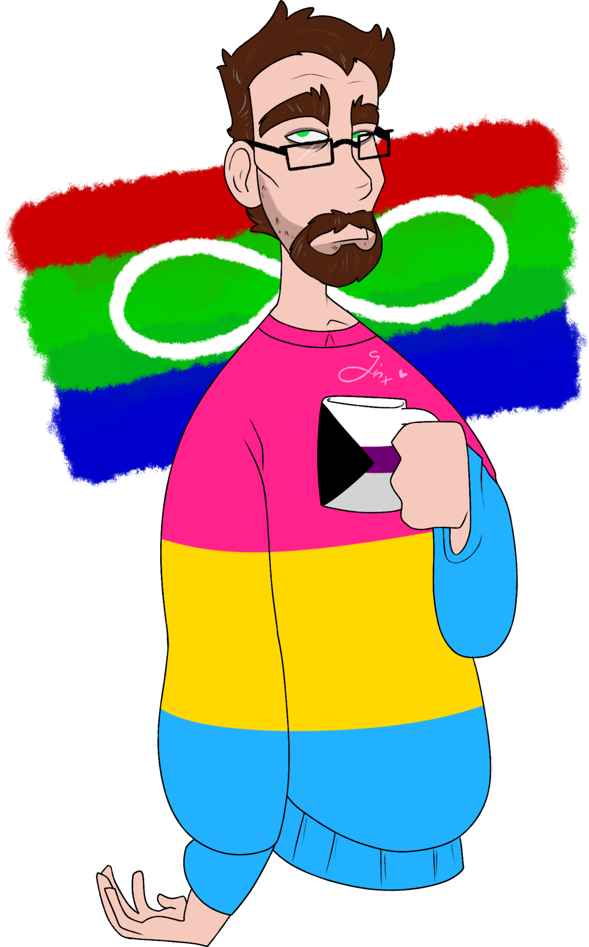 Gordon Freeman Is Ace-spec Pan, Has Ptsd, And Is On (1195x1920), Png Download