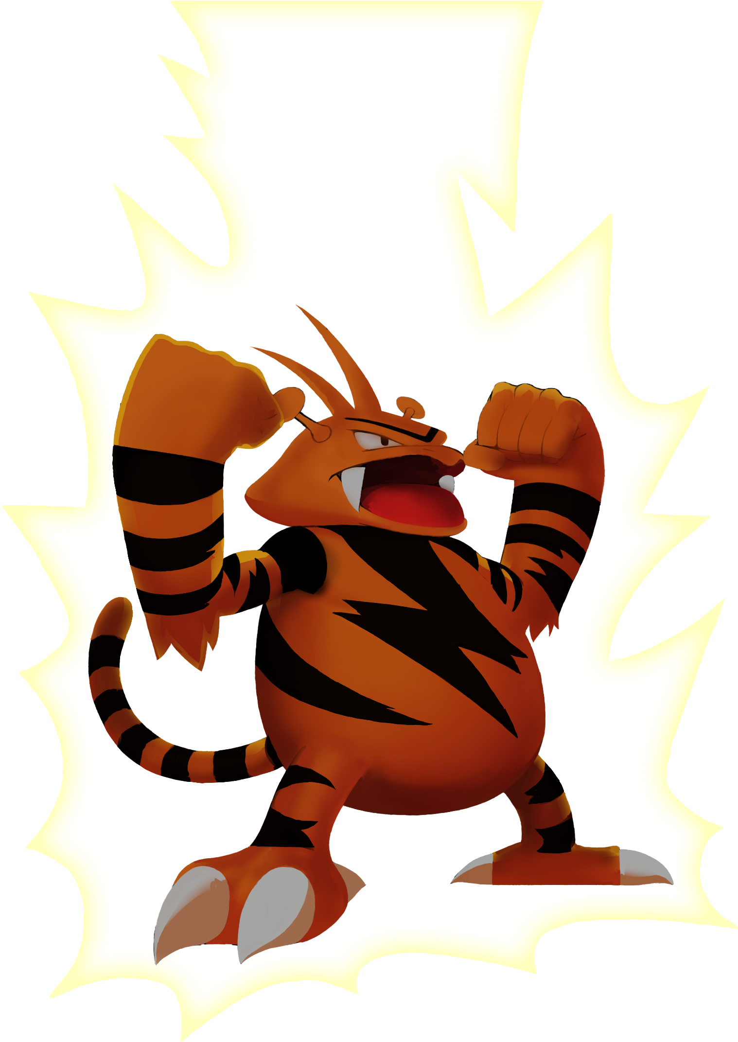 Electabuzz Used Thunder By Metalzoa17 - Illustration (1626x2142), Png Download
