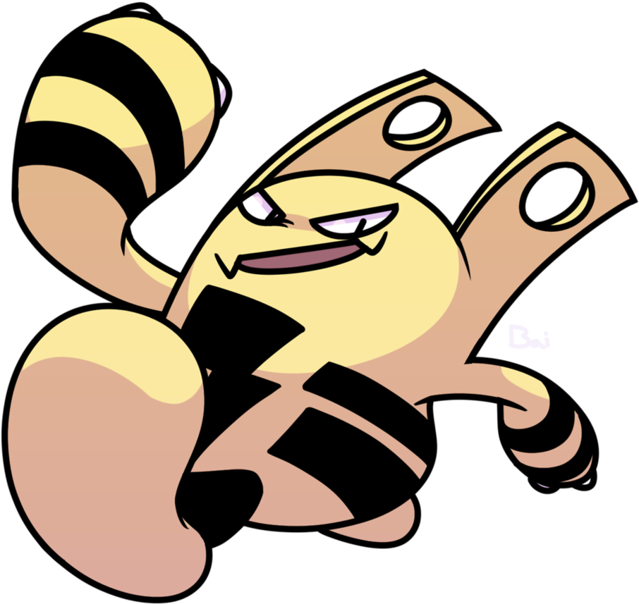 Sure, He Fell On Top Of Elekid In The Process, But (919x869), Png Download