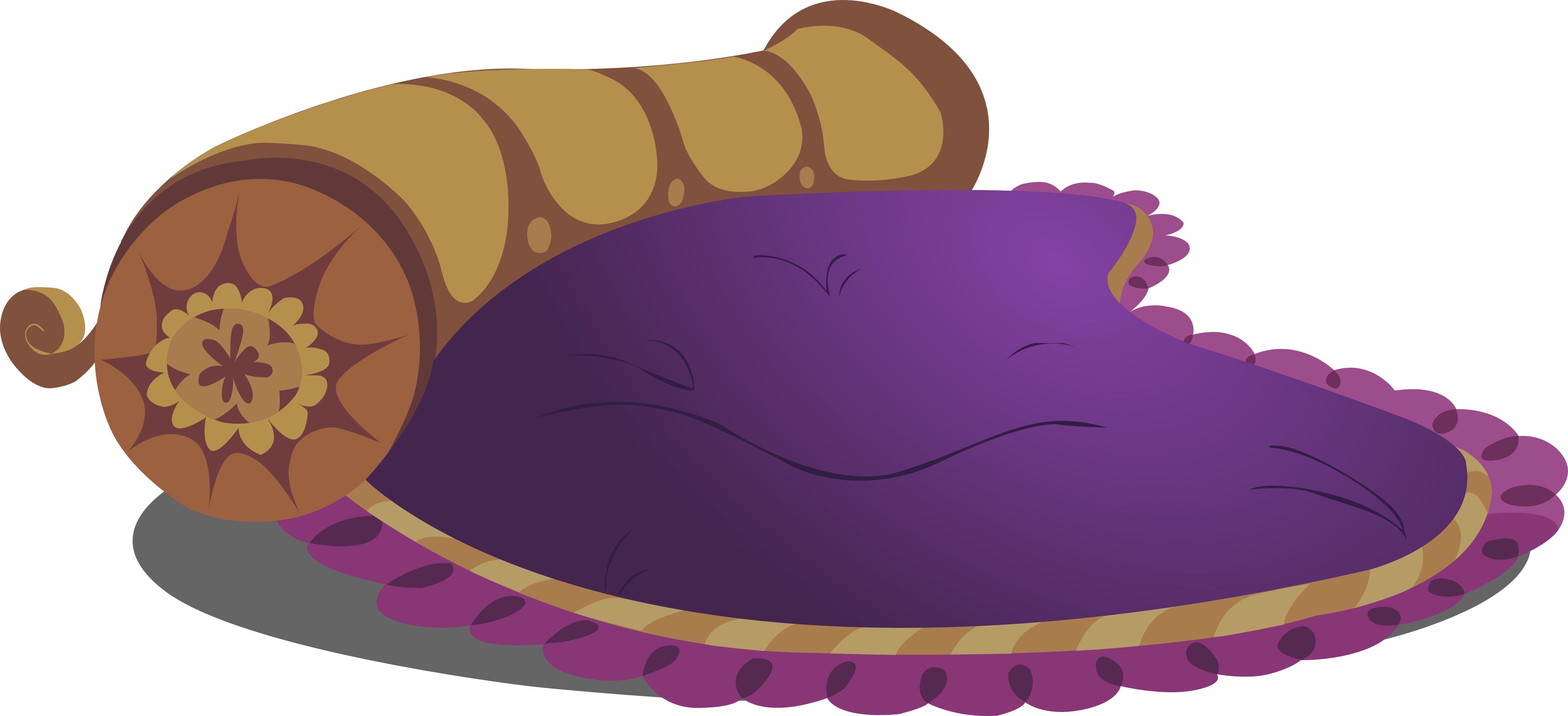 Clip Art Royalty Free Bedroom Vector Mlp - Млп Кровать (4678x2137), Png Download