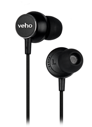 Image Black And White Library Z In Ear Veho - Veho Z-3 In-ear Noise Isolating Headphones With Microphone/remote (620x620), Png Download