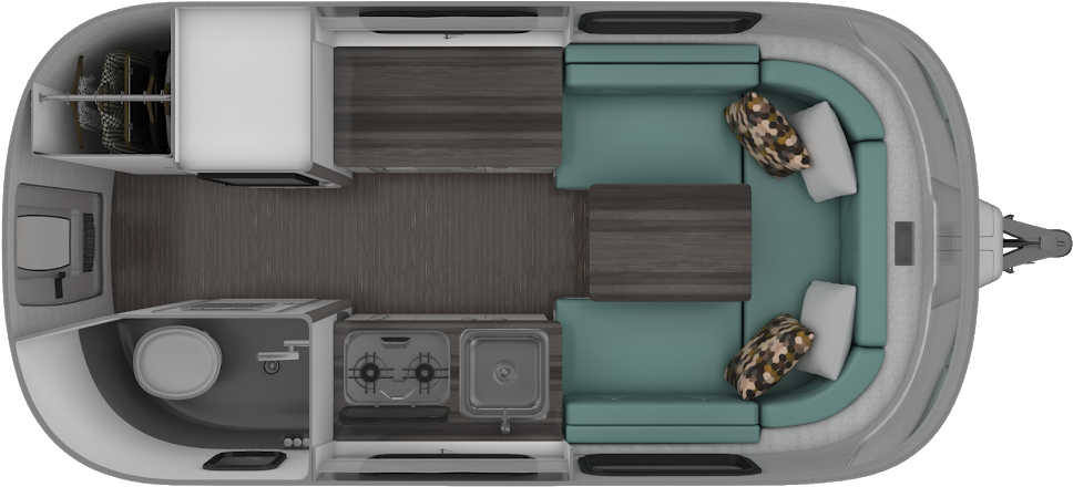 While Nest's Fiberglass Shell Is A Departure For The - Airstream Nest (1600x633), Png Download