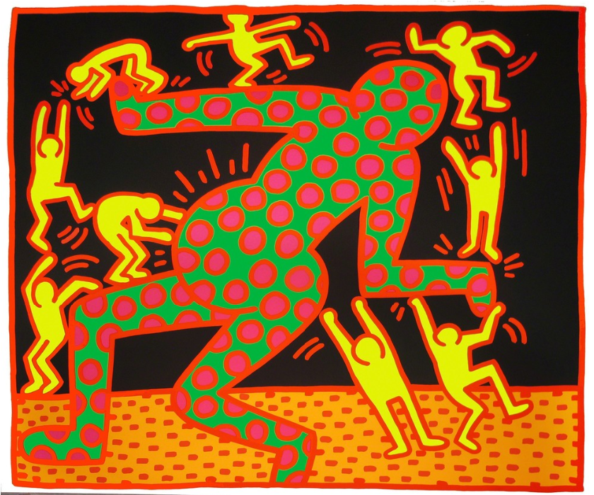 Eternal, Keith Haring - Keith Haring Fertility (1276x699), Png Download