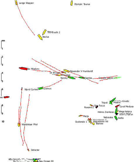 Zeebrugge Ship Overlay Output - Map (750x550), Png Download